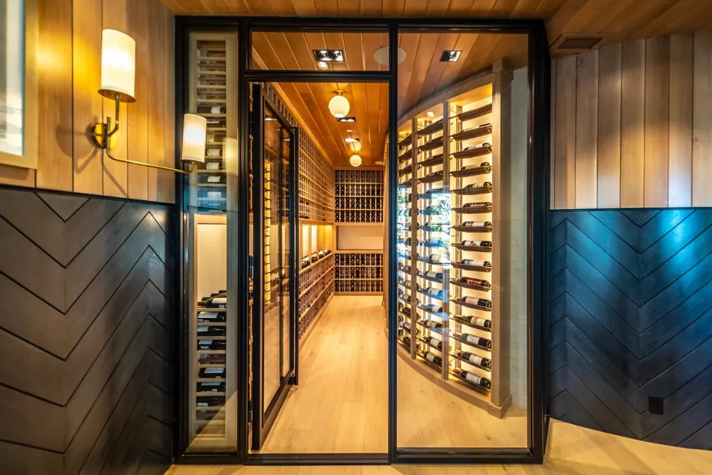 Custom wine cellar design