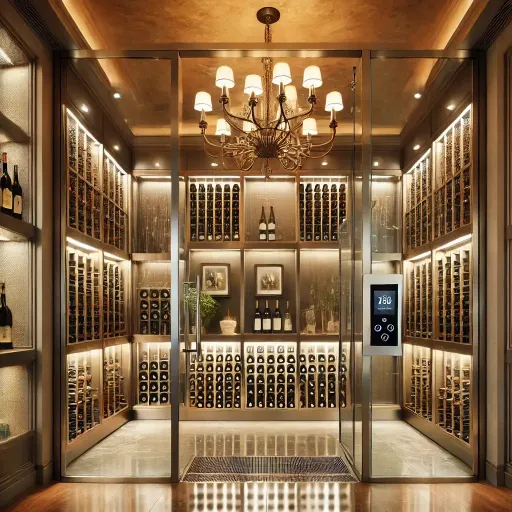 Wine cellar ambient lighting