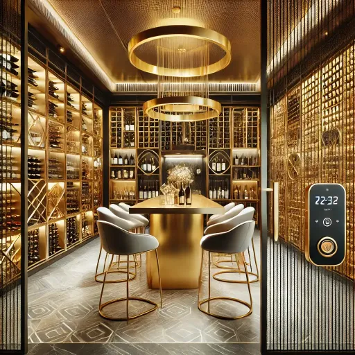 Wine cellar construction detail