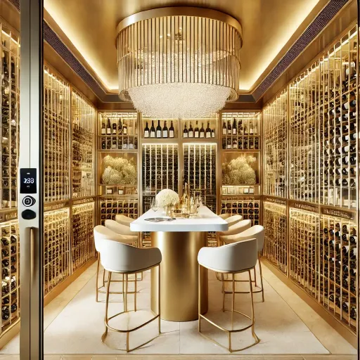 Completed wine cellar project