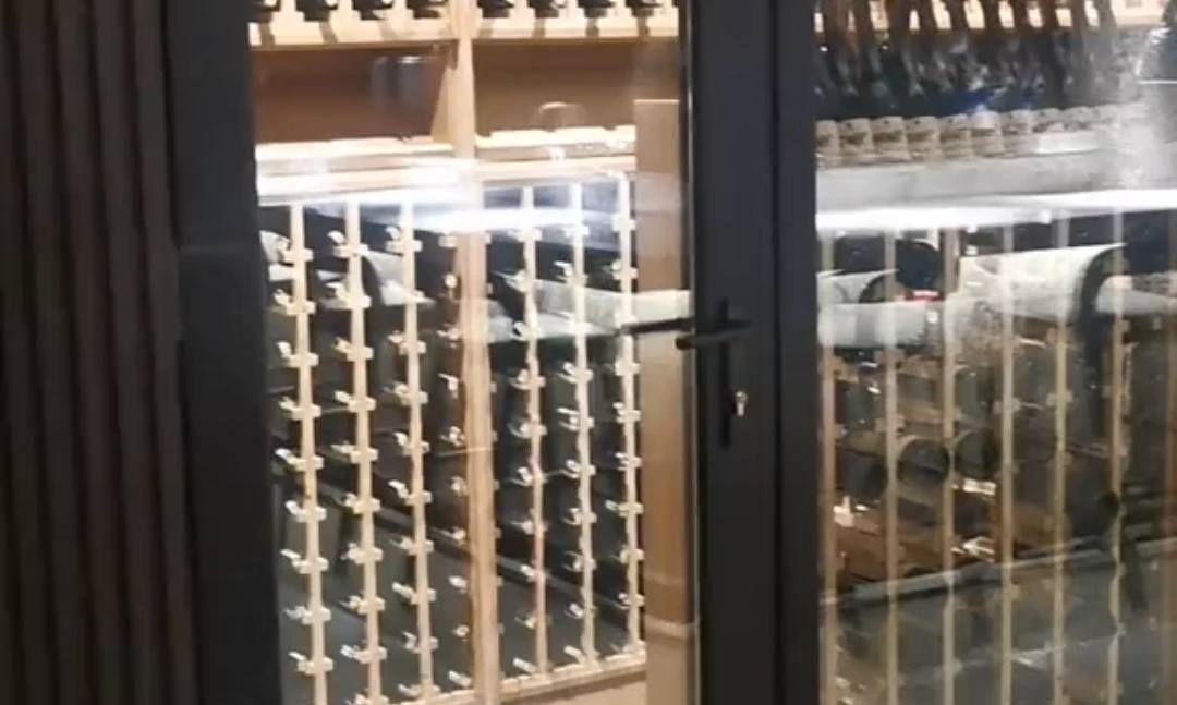 Wine storage facility tour